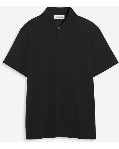 Lanvin Classic Polo Shirt - Black