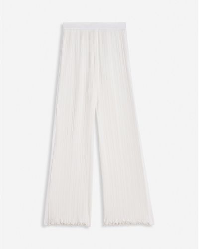 Lanvin Pleated Pants - White