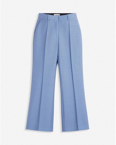 Lanvin Flared Cropped Pants - Blue