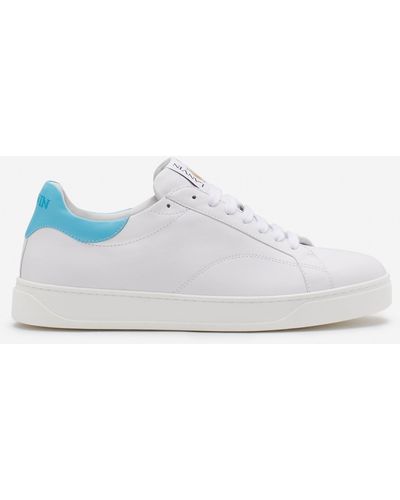 Lanvin Ddb0 Leather Sneakers - White