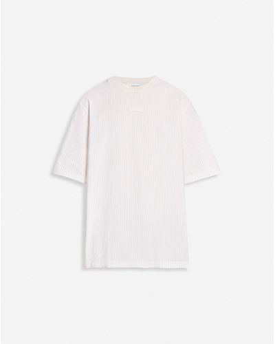 Lanvin Striped Loose-fitting Top - White