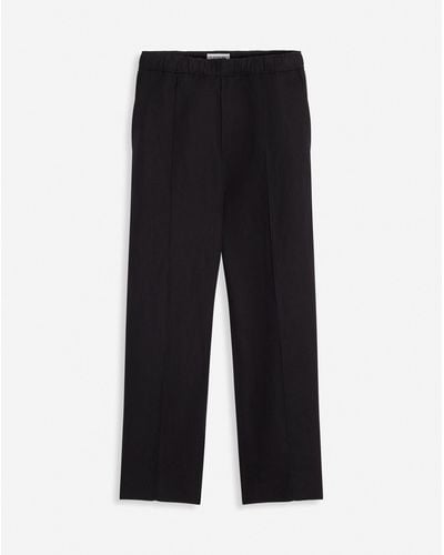 Lanvin Suit Pants With An Elasticated Waistband - Black