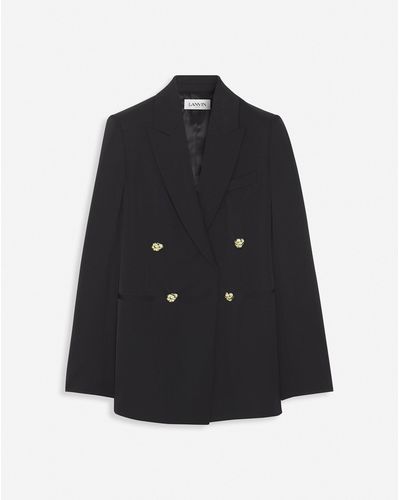 Lanvin Double-breasted Jacket - Black