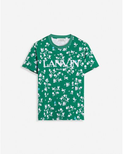 Lanvin Regular Printed T-shirt - Green