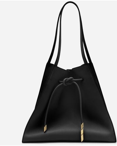 Lanvin Medium Séquence By Belt Bag In Leather - Black