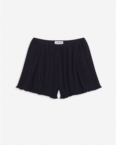 Lanvin Pleated Shorts - Black