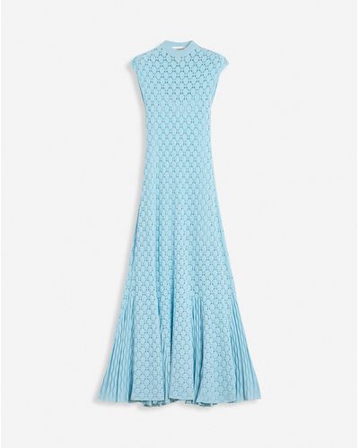 Lanvin Long Fitted Dress - Blue