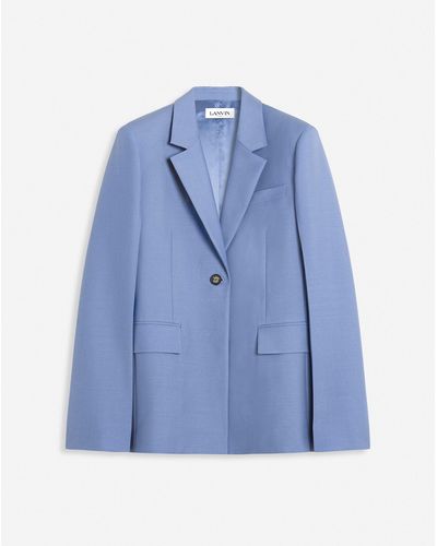 Lanvin Single-breasted Jacket - Blue