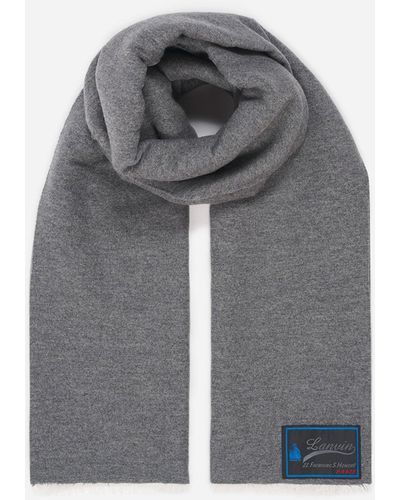 Lanvin Cashmere Scarf - Gray