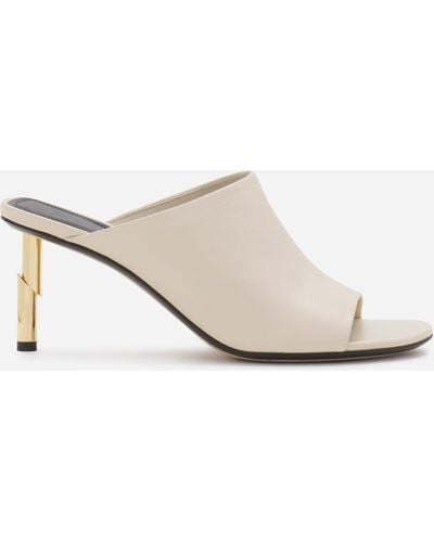 Lanvin Leather Séquence By Mules - White