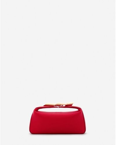 Lanvin Haute Séquence Leather Clutch Bag - Red