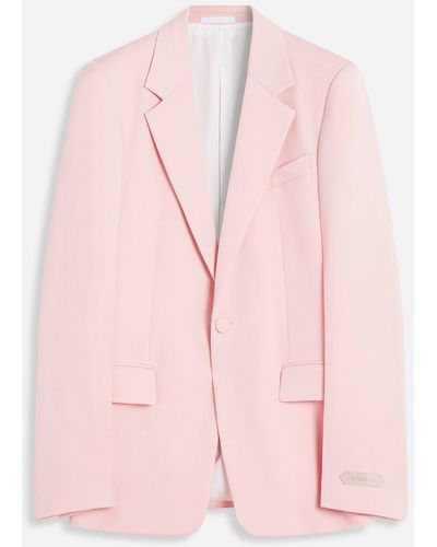 Lanvin Single-breasted Suit Jacket - Pink