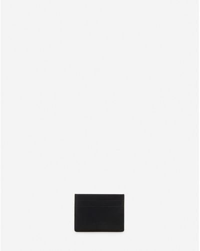 Lanvin Hobo Tie Leather Card Holder - White