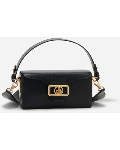 Lanvin Shiny Leather Nano Pencil Bag - Black