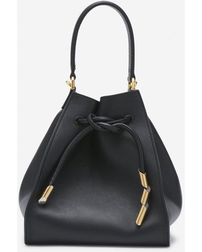 Lanvin Small Leather Séquence By Handbag - Black
