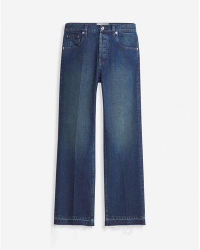 Lanvin Straight 5-pocket Denim Pants - Blue