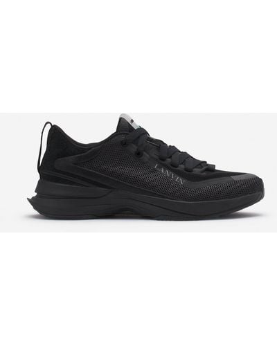 Lanvin L-i Mesh Sneakers - Black
