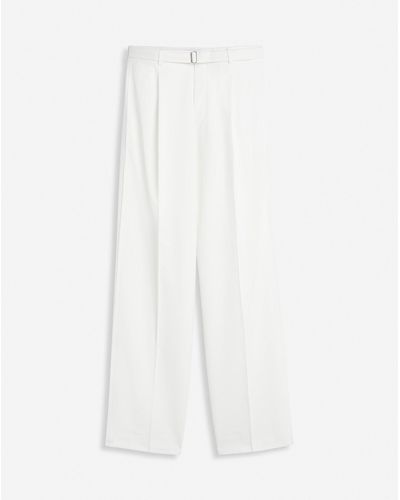 Lanvin X Future Unisex Wide-leg Pants - White