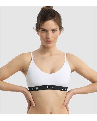 DIM Sujetador top Crop Top Bonds Originals - Rosa