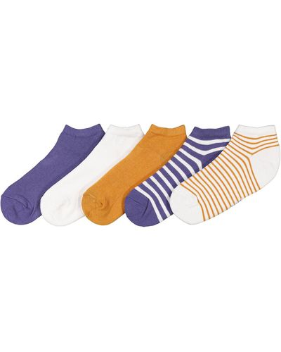 La Redoute Lote de 5 pares de calcetines cortos - Azul