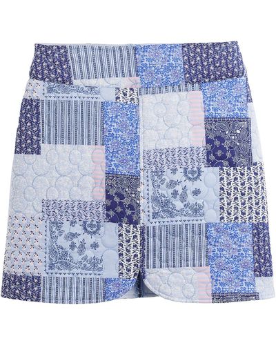 La Redoute Minifalda con estampado patchwork - Azul
