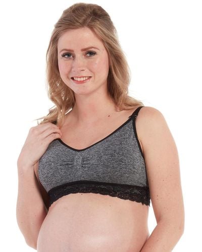 Magic Bodyfashion Sujetador de embarazada Mama Comfort bra - Gris