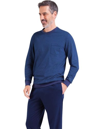 EMINENCE Pijama de algodón - Azul