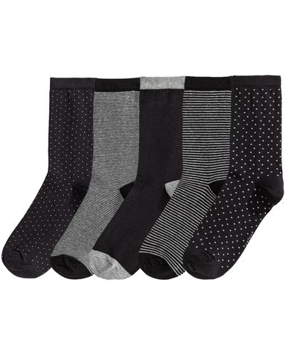 La Redoute Lote de 5 pares de calcetines - Negro