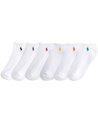 Polo Ralph Lauren Lote de 6 pares de calcetines - Blanco