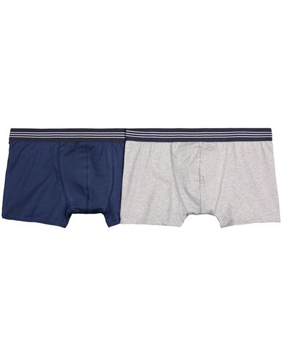 La Redoute Lote de 2 boxers fabricados en Francia - Azul