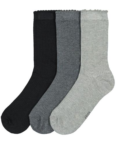 La Redoute Lote de 3 calcetines - Gris