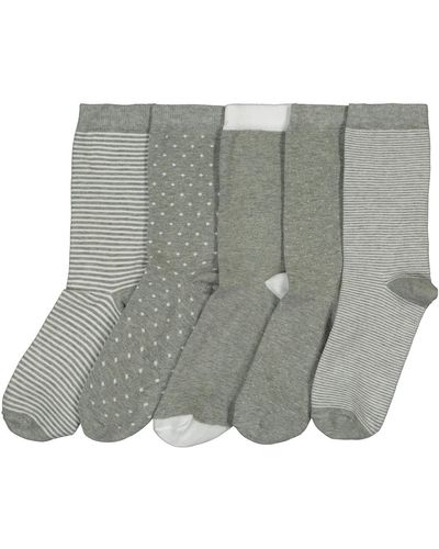La Redoute Lote de 5 pares de calcetines - Gris