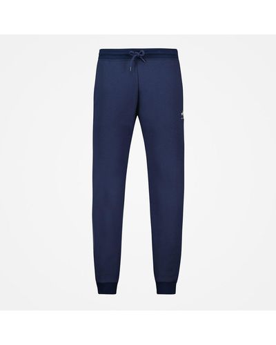 Le Coq Sportif Pantalón de chándal slim básico - Azul