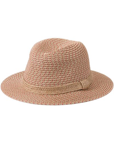 La Redoute Sombrero trenzado en dos colores - Marrón