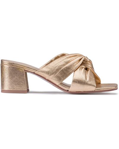 La Redoute Mules de piel - Multicolor