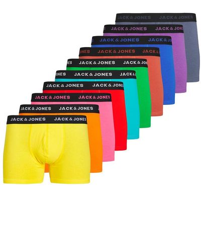 Jack & Jones Lote de 10 bóxer - Multicolor
