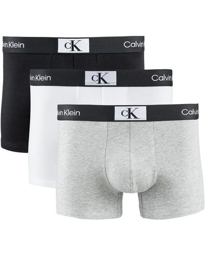 Calvin Klein Lote de 3 bóxers lisos - Negro