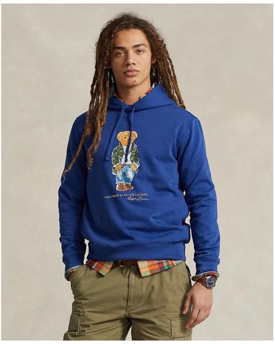 Polo Ralph Lauren Sudadera con capucha Bear - Azul