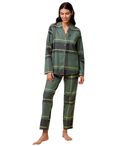 Triumph Pijama de algodón Boyfriend - Verde