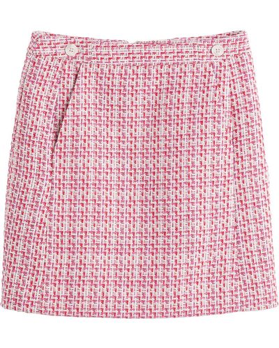 La Redoute Minifalda de tweed - Rosa