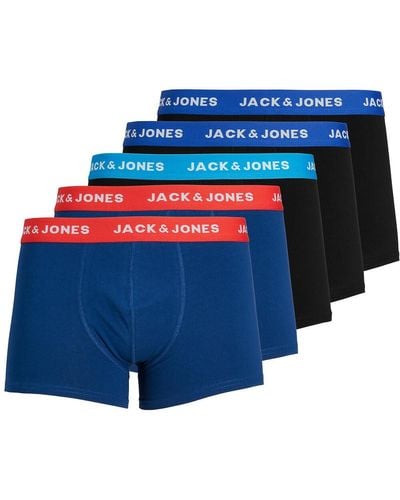Jack & Jones Lote de 5 boxers - Azul