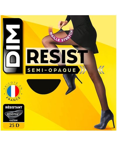 DIM Panties translúcidos Beauty Resist 25 deniers - Negro