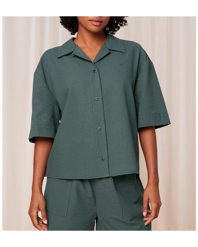 Triumph Camisa de pijama Boyfriend Mywears - Verde