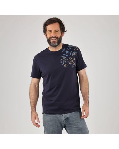 Oxbow Camiseta de manga corta gráfica - Azul