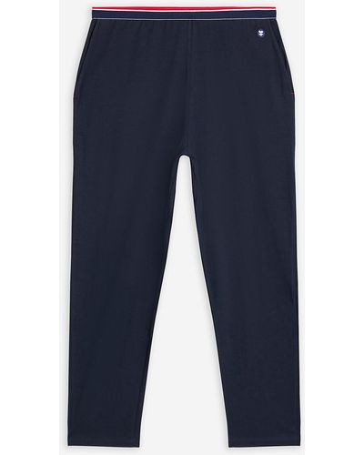Le Slip Francais Pantalón de pijama Chouchou de algodón orgánico - Azul