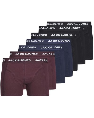Jack & Jones Lote de 7 bóxers - Negro