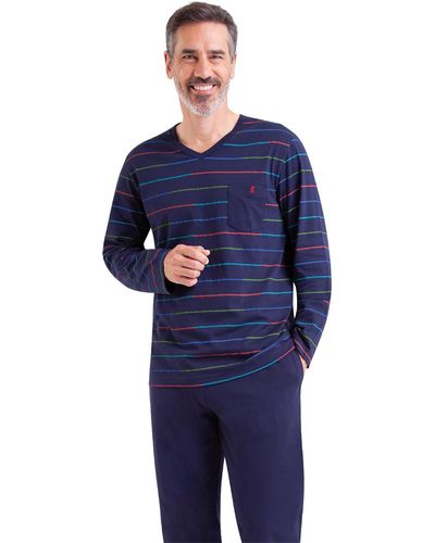 EMINENCE Pijama Camiseta cuello pico - Azul