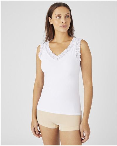 DAMART Camiseta sin mangas Climatyl - Blanco