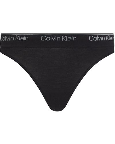 Calvin Klein Tanga Modern Seamless - Negro