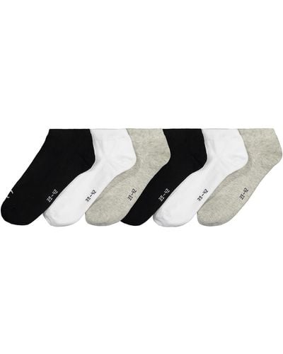 Champion Lote de 6 pares de calcetines cortos - Negro